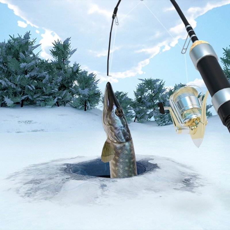 Ice fishing online game, ice fishing gambling game